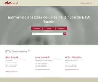 Etwinternational.com.ar(Marketing global en nube) Screenshot
