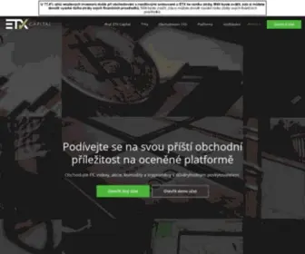 Etxcapital.cz(ETX Capital) Screenshot