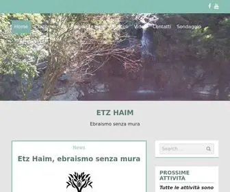 Etzhaim.eu(Etz Haim) Screenshot