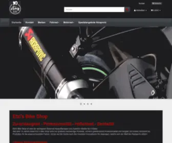 Etzisbikeshop.com(Etzi's Bike Shop) Screenshot
