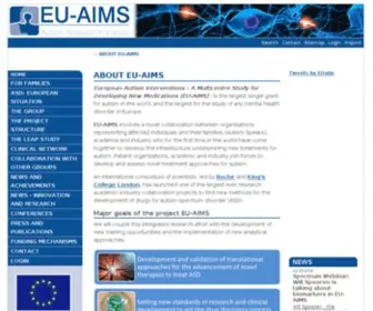 EU-Aims.eu(European Autism Interventions  A Multicentre Study for Deve) Screenshot