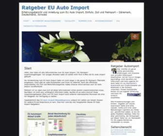 EU-Auto-Import.com(Erfahrungsbericht und Anleitung zum EU Auto Import) Screenshot