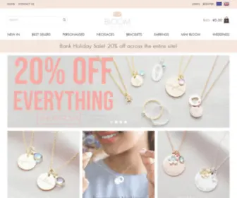 EU-Bloom-Boutique.com(Bloom Boutique Personalised Jewellery & Gifts) Screenshot