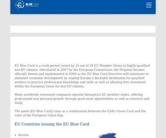 EU-Bluecard.com(EU Blue Card) Screenshot