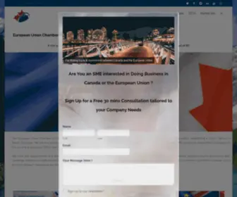 EU-Canada.com(EU-Canada Free Trade) Screenshot