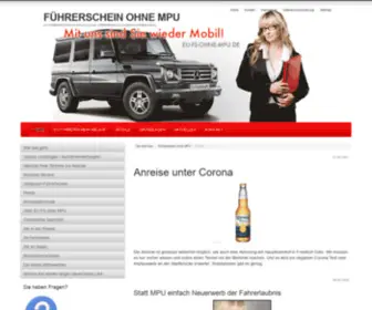 EU-FS-Ohne-MPU.de(Führerschein ohne MPU) Screenshot