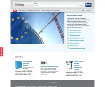 EU-Richtlinien-Online.de(EU Richtlinien Online) Screenshot