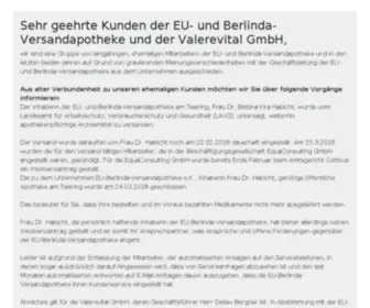EU-Versandapotheke.com(Onlineapotheke) Screenshot