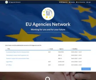 Euagencies.eu(Eu agencies network) Screenshot