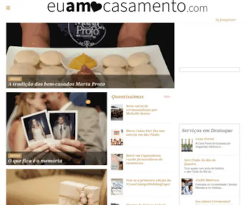 Euamocasamento.com(Eu Amo Casamento) Screenshot