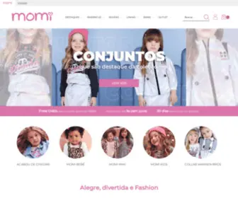 Euamomomi.com.br(Encontre na Momi toda linha de Roupa Infantil Feminina) Screenshot