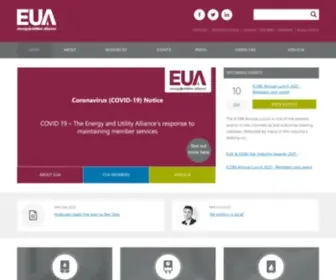 Eua.org.uk(Energy and Utilities Alliance Energy and Utilities Alliance) Screenshot