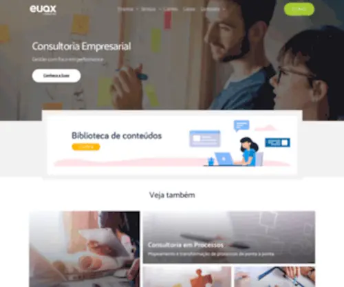 Euax.com.br(Consultoria em Gestão Empresarial com foco em Performance) Screenshot