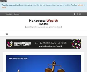 Eubankers.net(Managers of Wealth Europe) Screenshot