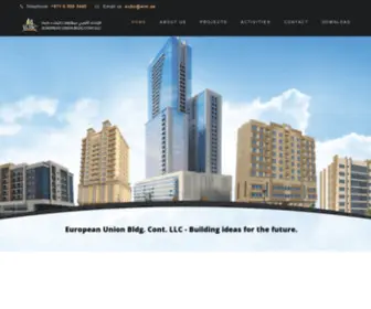 Eubc.ae(Building Contracting LLC) Screenshot