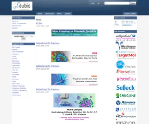 Eubio.at(Laboratory competence) Screenshot