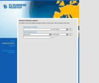 Eubusinessregister.com(EuBusinessRegister) Screenshot