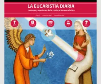 Eucaristiadiaria.cl(La Eucarist) Screenshot