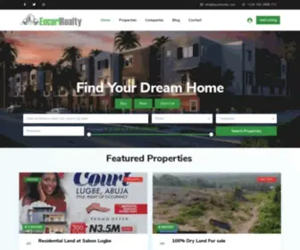 Eucarlrealty.com(Site is undergoing maintenance) Screenshot