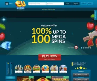 Eucasino.com Screenshot