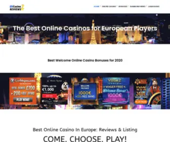 Eucasinoreviews.com Screenshot