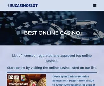 Eucasinoslot.com Screenshot