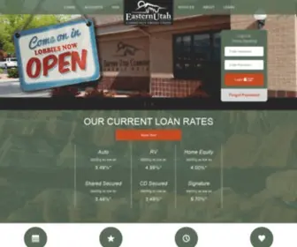 Euccu.com(Eastern Utah Community Credit Union) Screenshot
