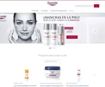 Eucerin.com.co(Expertos en el cuidado dermocosmético de la piel) Screenshot