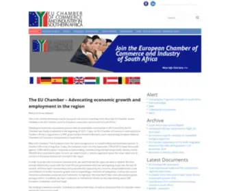 Euchamber.co.za(The European Union Chamber of Commerce and Industry of Southern Africa) Screenshot