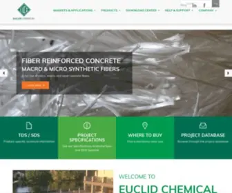 Euclidchemical.com(Euclid Chemical) Screenshot
