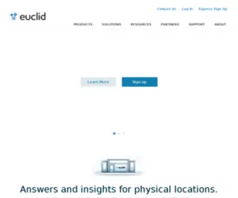 Euclidelements.com(Breakthrough analytics for offline retail) Screenshot