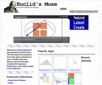 Euclidsmuse.com(Euclids Muse) Screenshot