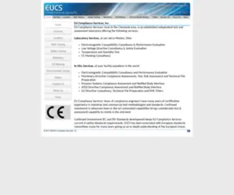 Eucs.com(EU Compliance Services) Screenshot