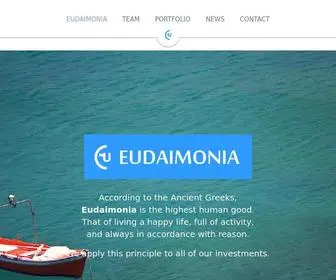 Eudaimoniacapital.com(Eudaimonia Capital Pte. Ltd) Screenshot