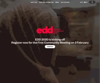 Eudevdays.eu(The European Development Days (EDD)) Screenshot