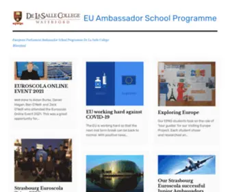Eudls.com(European Parliament Ambassador School Programme De La Salle College Waterford) Screenshot