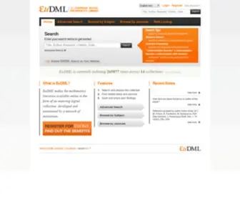 Eudml.org(Eudml) Screenshot