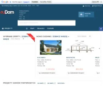 Eudom.pl(Projekty domów) Screenshot