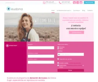 Eudona.com(Donación de óvulos en Barcelona y Madrid) Screenshot