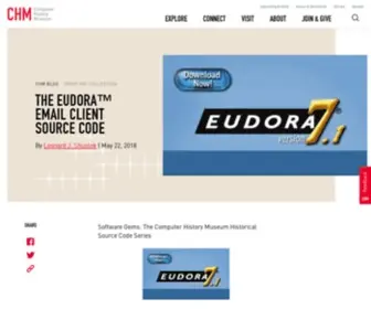 Eudora.com(Eudora®) Screenshot