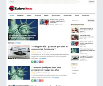 Eudoranews.com(Eudora News : Portail d'information et d'actualité) Screenshot