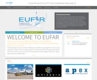 Eufar.net(The EUropean Facility for Airborne Research) Screenshot