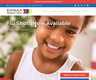 Eufaulapediatricclinic.com(Eufaula, AL's Premier Pediatric Clinic) Screenshot