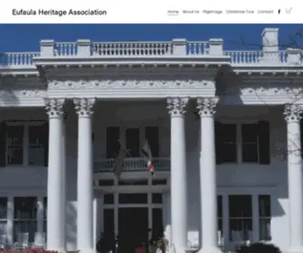 Eufaulapilgrimage.com(Eufaula Heritage Association) Screenshot