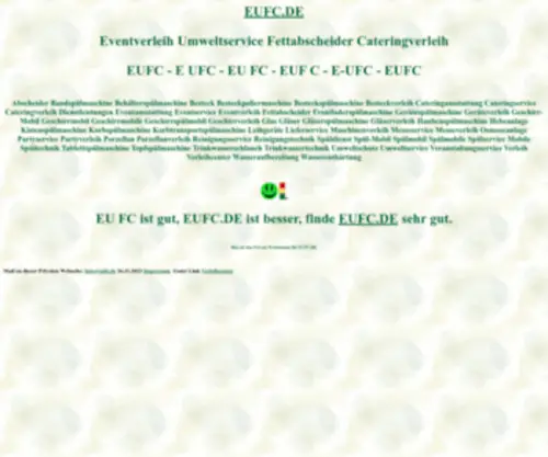 Eufc.de(Spülmobil) Screenshot