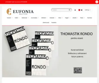 EufoniaStore.ro(Eufonia Music Store) Screenshot