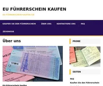 Eufuhrerscheinkaufen.com(EU F) Screenshot