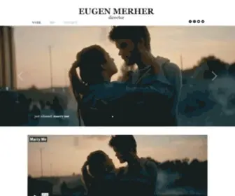Eugen-Merher.com(Eugen Merher Director) Screenshot