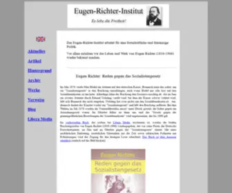 Eugen-Richter.de(Eugen Richter) Screenshot
