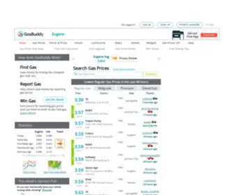 Eugenegasprices.com(Eugene Gas Prices) Screenshot